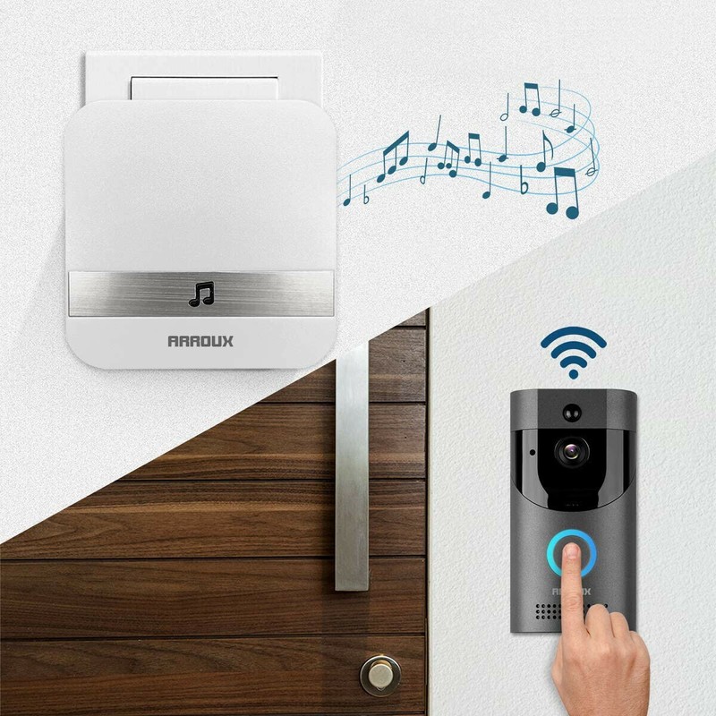 Vettora Arroux Wireless Doorbell Chime Plug & Play 250m (800ft)