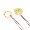 LOYELEY 15pcs 27mm Piezo Disc Brass Buzzer for Piezo Element,