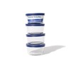 DURA LIVING 8-Piece Glass Food Storage Containers Set (4 Containers