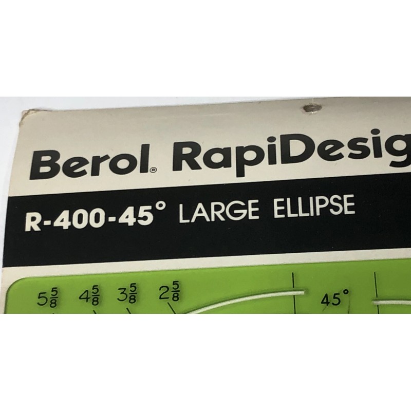 Berol RapiDesign Large Ellipse R 400-45