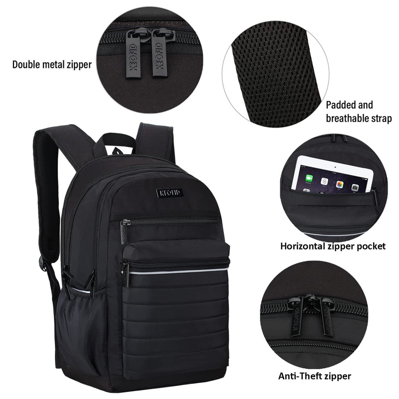 KEOFID classic carry-on travel backpack for men and women, Anti
