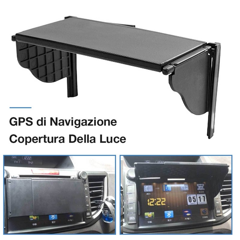 GPS Sun Shade & Glare Visor Shield for Car Navigator