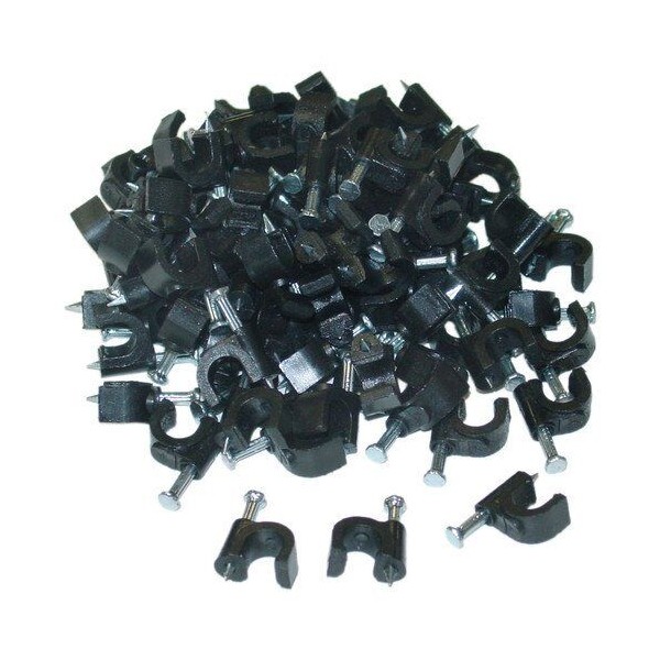 Steren LOT 100 NEW single NAIL CLIPS FOR RG59 OR