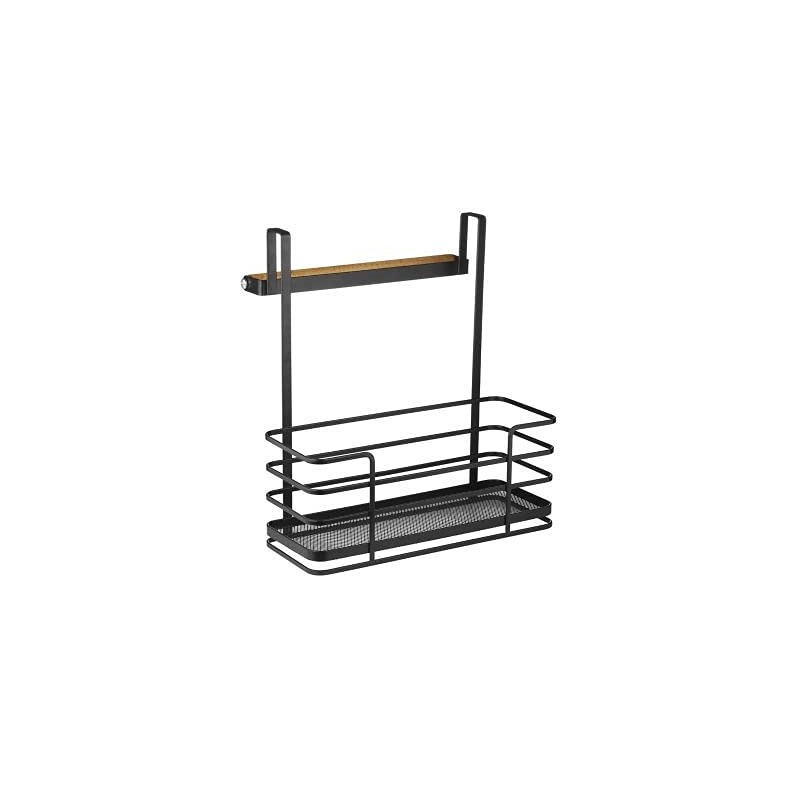 lakeland Black Mesh Metal Over-Door Cupboard Organiser