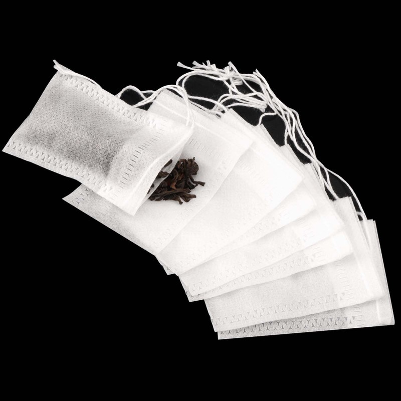 PINGEUI 700 Pcs Tea Bags Empty, Disposable Mesh Tea Filter