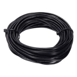 sourcing map 16AWG Wire 16 Gauge Stranded Wire PVC Hookup Wire, Electrical Wire UL1007 Tinned Copper Wire 7.5m/25ft Black for Internal Connecting Wire