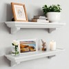 LXWZHK 36 Inch Fireplace Mantel Shelf with Corbels, Set of
