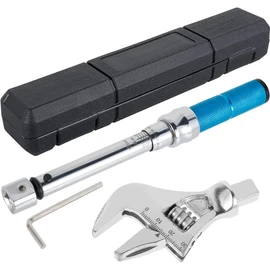 Digital Adjustable Torque Wrench, Digital Torque Wrench, 5-25 NM 30mm Steel Open End Torque Wrench, 9×12mm Interchangeable Head Torque Wrench, Car Repair Maintenance Spanner, Hand Tool for Bicycle Car