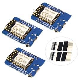 YXPCARS 3pcs Nodemcu Wifi Development Board with ESP8266 Chip ESP-12F 4MB Byte Module for Arduino