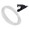 JUUPINE PTFE tube 3 m fittings with cutter white PTFE