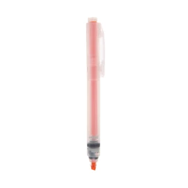 MUJI NBC45A8A Polypropylene Retractable Highlighter, Orange