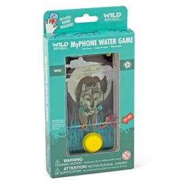 Wild Republic Myphone Lobo, móvil de Juguete con Juego de Aros de Agua, Juguetes educativos y Divertidos para niños, Consola de Agua, Regalo de...    
