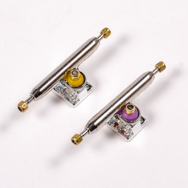 RACOFSB Fingerboard Trucks with Upgraded Urethane Bushings and Pivot Cup,34mm