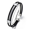 COOLSTEELANDBEYOND Mens Womens Stainless Steel Twisted Cable Adjustable Cuff Bangle