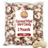 Coconut Hard Candy - 2 Pounds Individually Wrapped Candy, Creamy