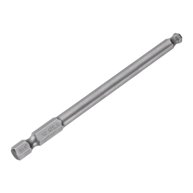 sourcing map Ball End Hex Screwdriver Bit 5mm (H5.0) Tip