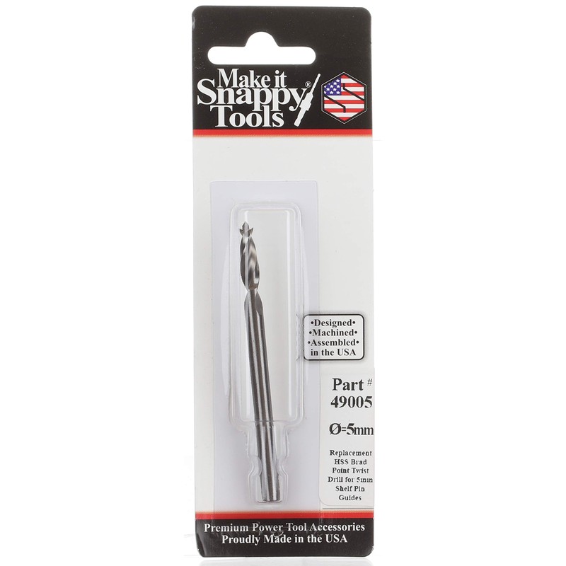 Make it Snappy Tools Replacement HSS Brad Point Drill for