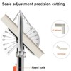 Wonglea Multi-Angle Miter Shears for Angular Cutting Molding Crafting,Quarter Round