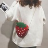 Spenlly Cute Strawberry Crossbody Shoulder Bag for Women Girls, Small