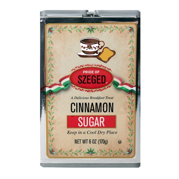 Szeged Cinnamon Sugar, 6 Ounce Container