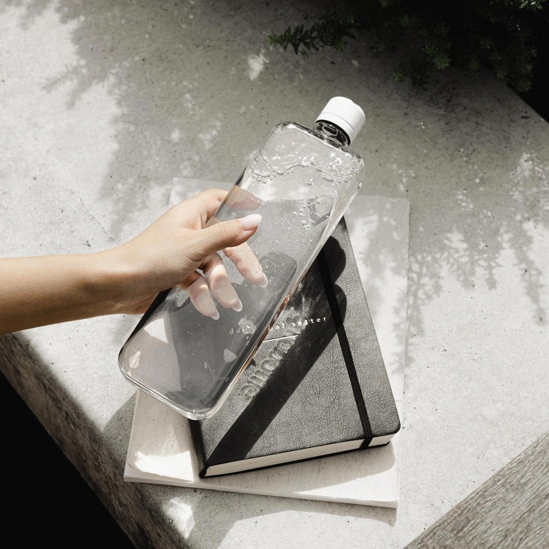 memobottle Slim - 15oz (450ml) - Sleek, Slim & Flat