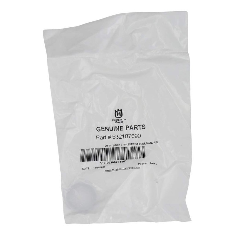 Husqvarna 532187690 Mandrel Spacer Washer