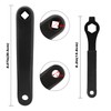 Oumers Bike Crank Puller Tools Set, Bike Crank Arm Remover