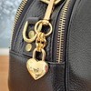 Agromusk Gold Heart Padlock Bag Charms,Heart Shaped Keychain Accessories for