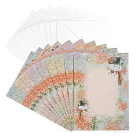 Ideen mit Herz Greeting Card Set with Envelopes, 10 Motif Cards, Blank, Colourful, Neutral, Ideal for Congratulations on Birthday, Wedding, etc. DIN B6 (Winter Time 03)