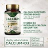 Calcium 1200 mg with Vitamin D3, Calcium Supplement Vitamins, Supports