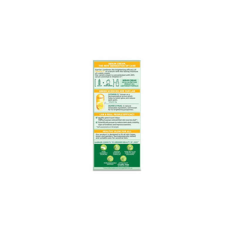 Garnier Skin Active Vitamin C Serum Cream 50ml
