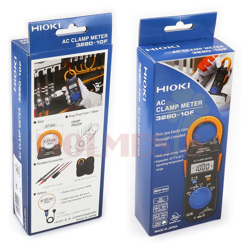 Hioki 3280-10F - AC Current Clamp Meter with Broad Operating