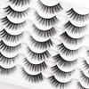 Glowingwin Cat Eye Lashes Eyelashes Dramatic Eyelashes Long Fluffy False