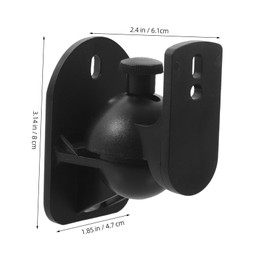 DOITOOL 2sets Wall Mount Speaker Brackets for Home Design for Immersive Audio Easy Installation and Optimal Positioning for Surround Sound