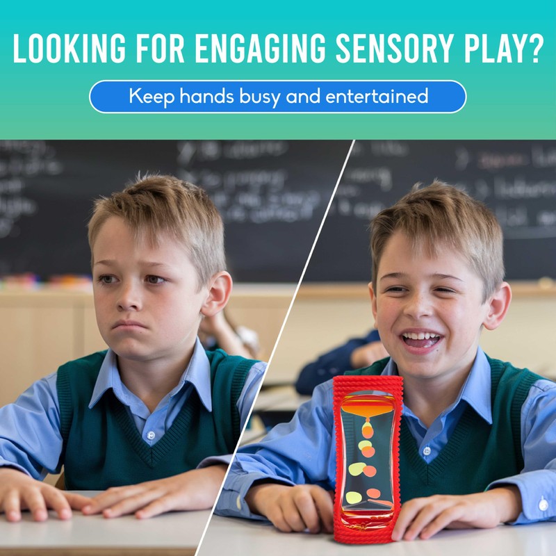 BUNMO Liquid Motion Bubbler Large Sensory Toy for Kids &