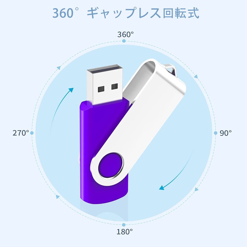 KOOTION 5 Pack 64GB Flash Drive USB 2.0 Thumb Drive
