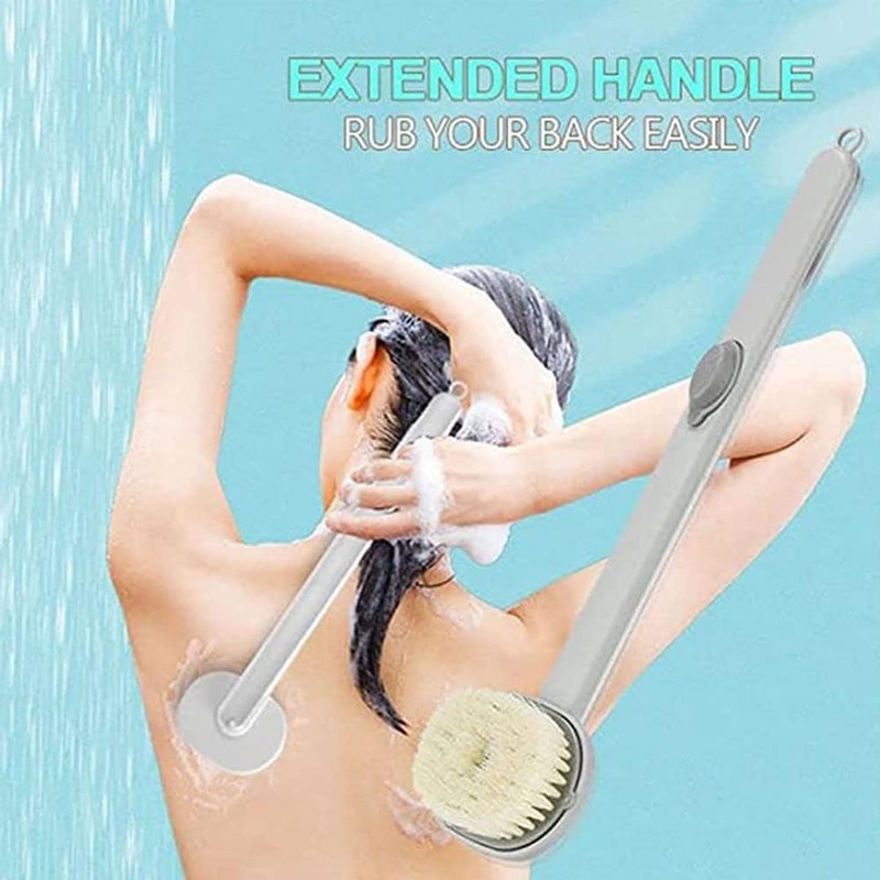 Cepillo de Ducha Mango Largo Cricia – Exfoliación y Masaje