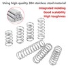 Ctyjia 10 PCS Compression Spring, 304 Stainless Steel Compressed Springs,