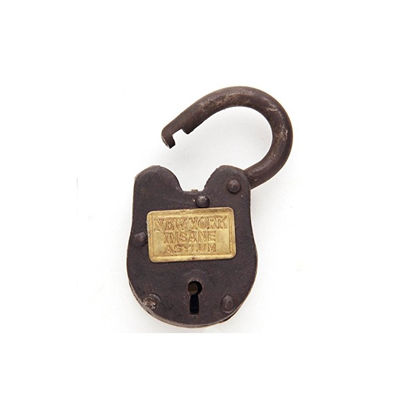 NY Insane Asylum Padlock w/Keys