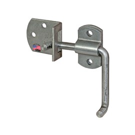 Buyers Products B2588B Plain Finish Straight Side Security Latch Set – 4 Piece Bolt-On or Weld-On Door Kit for Stake Bodies, Trailers, Gates, Fences – Heavy-Duty Gate Latch, Easy Installation