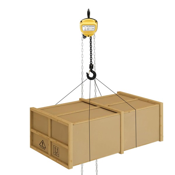 TBVECHI Hand Chain Hoist 2204.62LBS 1T 9.84FT Manual Chain Hoist