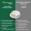 DISPOSABLE GREEN - NEXTGEN Coffee Cups Lid, Double Wall Disposable