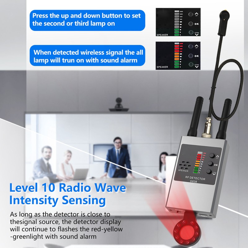 Concealed Camera Detector Anti Interference Accurate Positioning Infrared GPS Signal