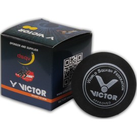 Victor Squashball (Medium Red) - Black