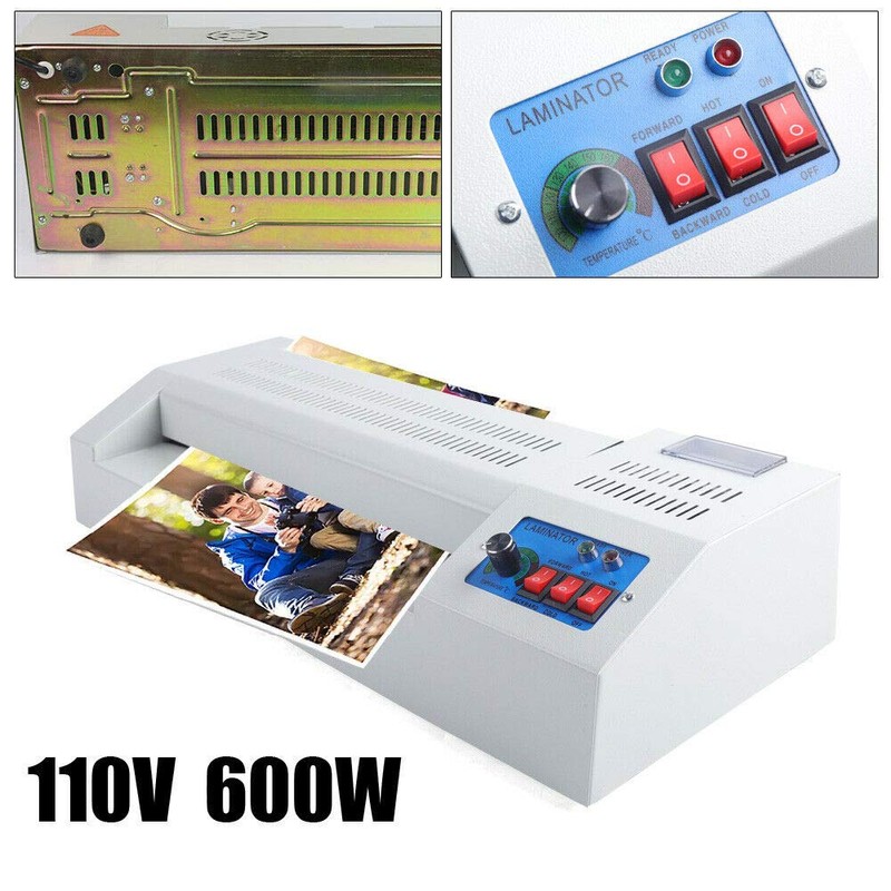 LYNICESHOP Thermal Laminator Machine, 13" Laminator Machine for A3/A4, 4