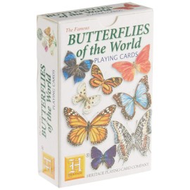 Heritage Playing Cards Butterflies of the World Playing Cards