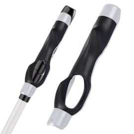 HOLOCOZO Golf Grip Trainer for Right & Left Hand, Swing Training Aid for Correct Hand Position, Anti-Slip Golf Grip Attachment, Muscle Memory Golf Practice Tool for Beginners & Pros (Black ash)