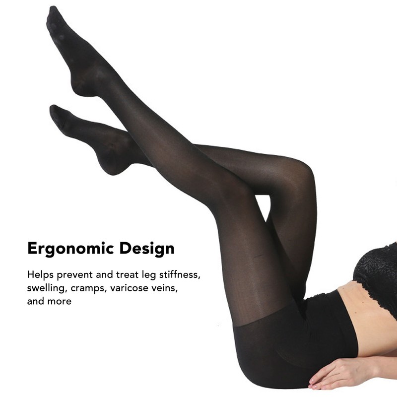Compression Elastic Pantyhose Relieve Soreness 15 to 20mmHg Thin Comfortable