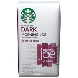 Starbucks Ground Coffee, Gold Coast, Morning Joe, Dark, 12 Ounce (Pack of 2)