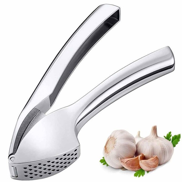 Premium Garlic Press - Super Easy to Use & Clean